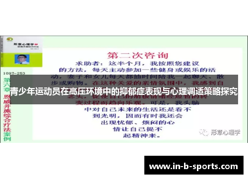 青少年运动员在高压环境中的抑郁症表现与心理调适策略探究